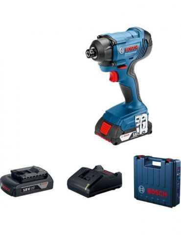 Bosch GDR 180-LI Surubelnita cu impact cu 2 acumulatori Li-Ion 18V 2Ah 160Nm Bosch - 1
