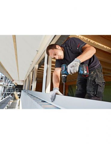 Bosch GSB 18V-EC Masina de gaurit cu percutie brushless cu 2 acumulatori Li-Ion 18 V 5Ah 60Nm + Valiza Bosch - 1