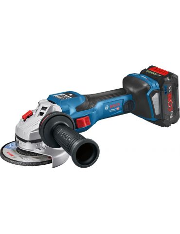 BOSCH GWS 18V-15 SC Polizor unghiular cu regulator brushless BITURBO cu 2 acumulatori ProCore Li-Ion 8Ah diametru disc 125 mm + 