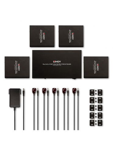 Lindy 38262 repetoare audio/video Emițător & receiver AV Negru Lindy - 5