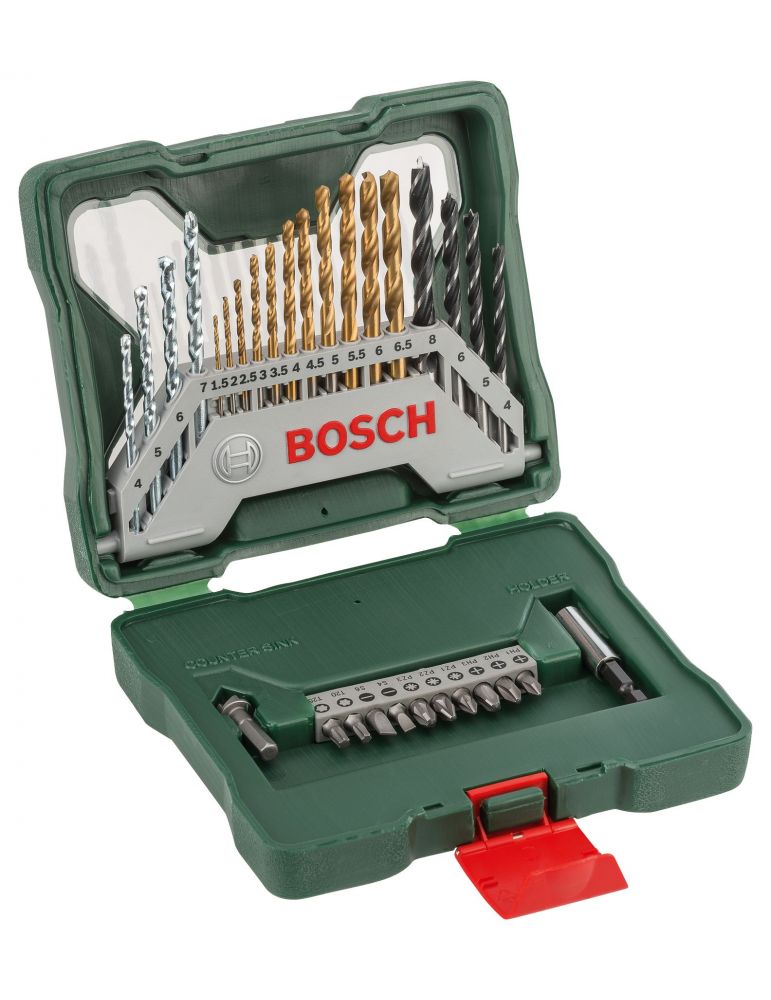 Bosch Set 30 accesorii X-Line cu înveliș TiN