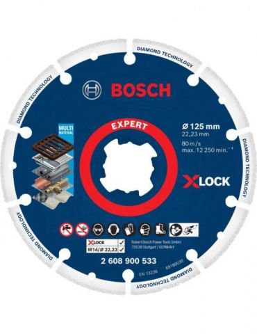 Bosch Disc diamantat Metal Wheel 125 mm cu X-LOCK Bosch - 1 - Tik.ro