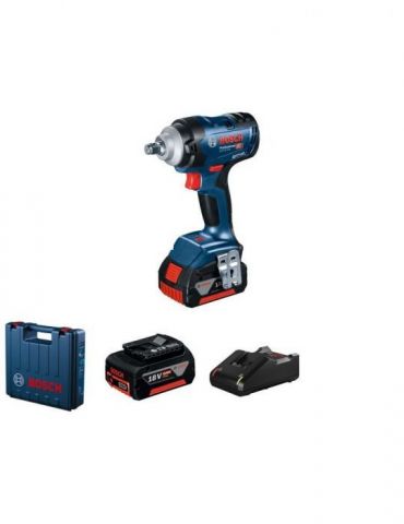 Bosch GDS 18V-400 Surubelnita cu impact brushless cu 2 acumulatori Li-Ion 5 Ah 18 V 400 Nm Bosch - 1 - Tik.ro