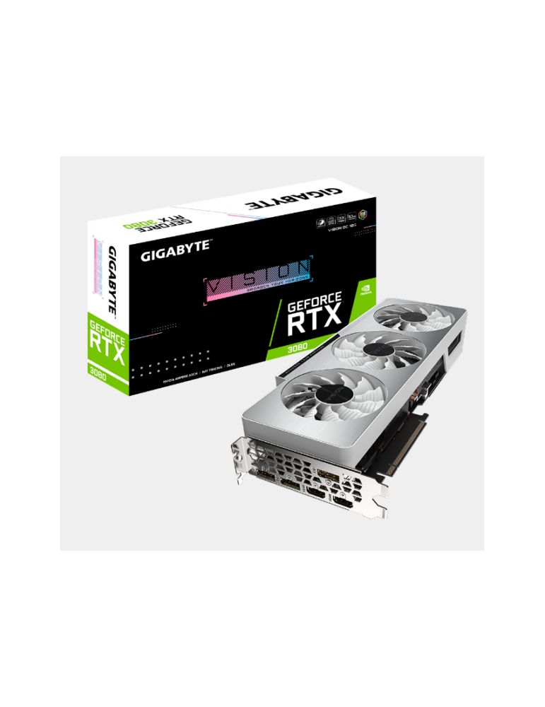 Placa video Gigabyte nVidia GeForce RTX 3080 Vision OC 10GB GDDR6X 3‎20 bit