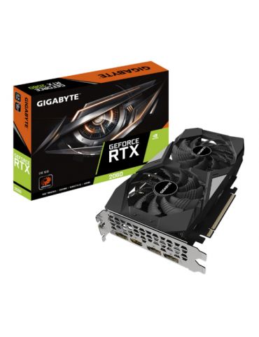 Placa video Gigabyte nVidia GeForce RTX 2060 D6 12GB  GDDR6 192bit Gigabyte - 2