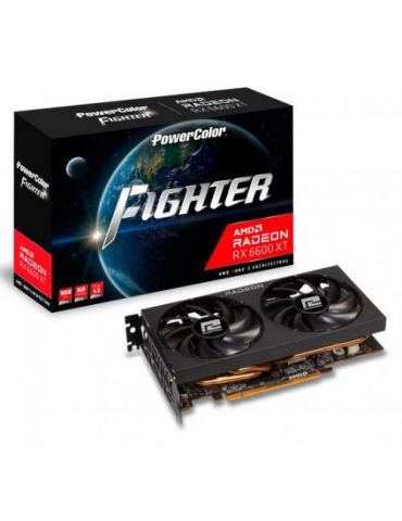 Placa video PowerColor AMD Radeon RX 6600 XT Fighter 8GB  GDDR6  128bit Power color - 2 - Tik.ro