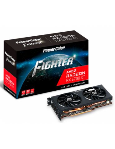 Placa video PowerColor AMD Radeon RX 6700 XT Fighter 12GB   GDDR6  192bit Power color - 2 - Tik.ro