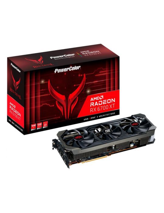 Placa video PowerColor AMD Radeon RX 6700 XT Red Devil 12GB GDDR6 192bit Power color - 2