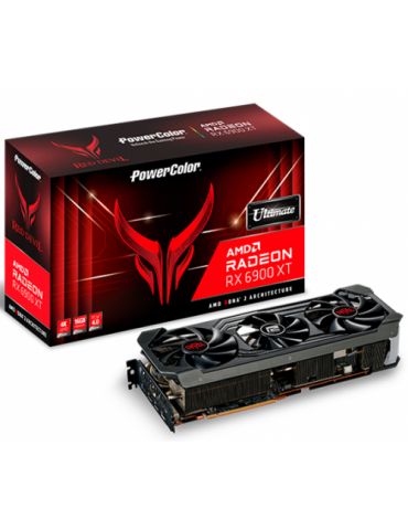 Placa video PowerColor AMD Radeon RX 6900 XT Ultimate Red Devil 16GB  GDDR6  256bit Power color - 2 - Tik.ro