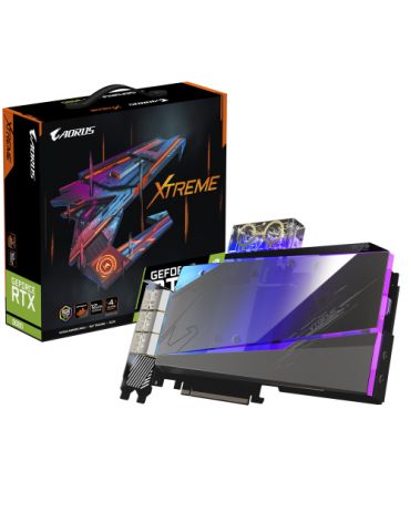 Placa video GIGABYTE AORUS GeForce RTX 3080 Xtreme Waterforce WB LHR 12GB GDDR6X 384 bit Gigabyte - 1