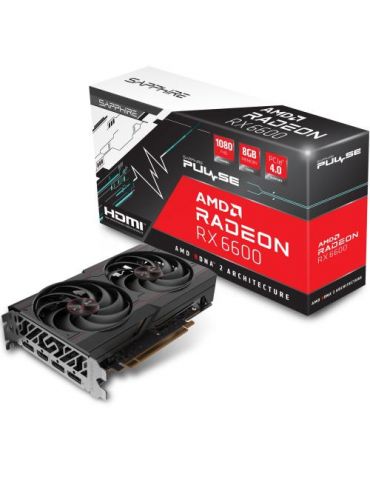 Placa video  Sapphire AMD Radeon RX 6600 Pulse 8GB GDDR6 128 bit Sapphire - 2