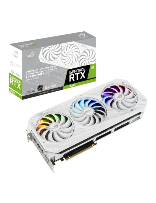 Placa video ASUS nVidia GeForce RTX 3090 ROG STRIX White OC 24GB GDDR6X 384bit Asus - 2