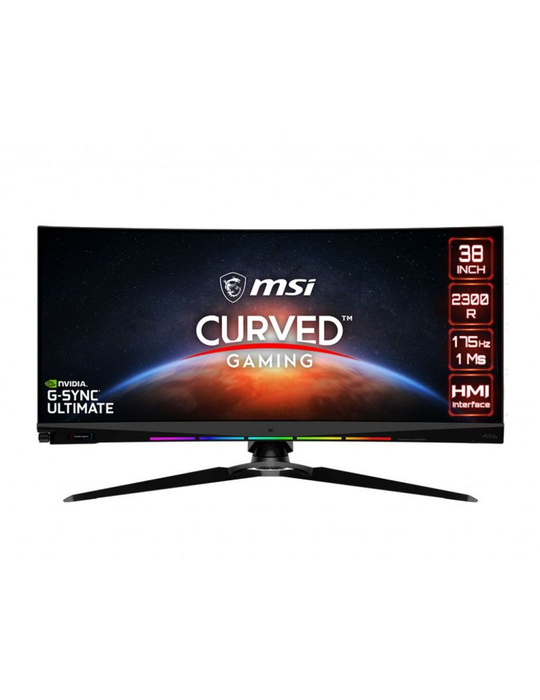 MSI Optix MEG381CQR PLUS 95,2 cm (37.5") 3840 x 1600 Pixel UltraWide Quad HD+ LCD Negru
