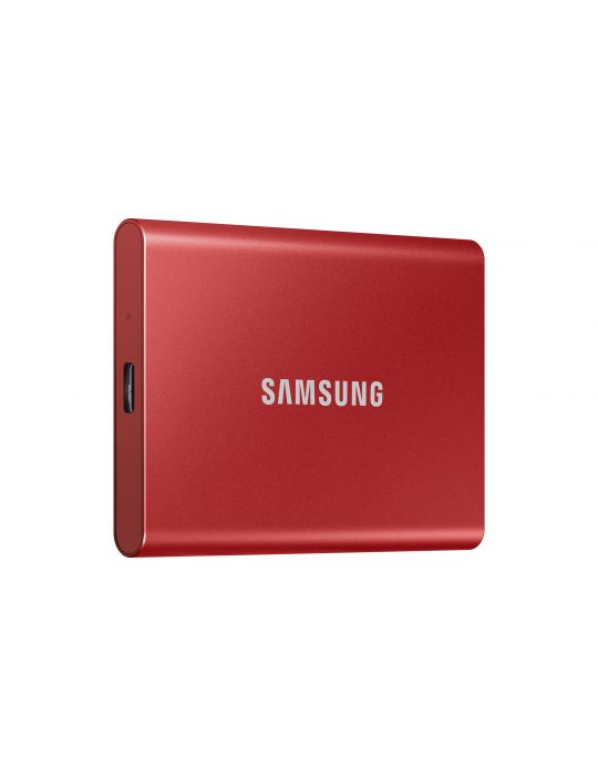 SSD Portabil Samsung T7, 2TB, USB-C 3.2, Rosu Samsung - 2