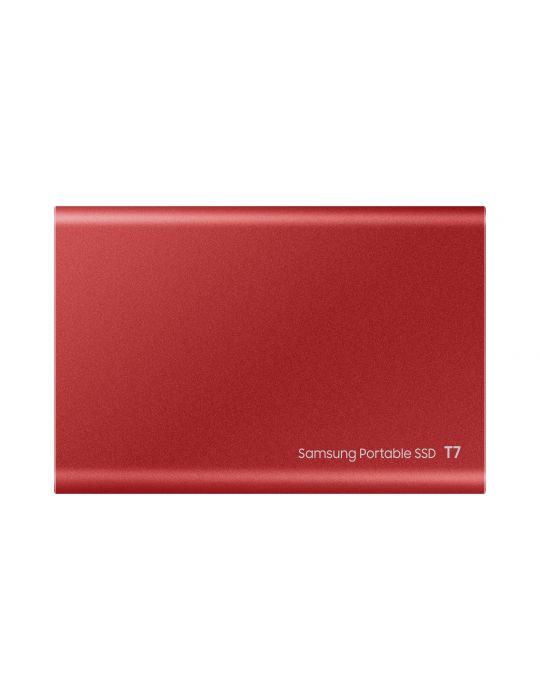 SSD Portabil Samsung T7, 2TB, USB-C 3.2, Rosu Samsung - 4