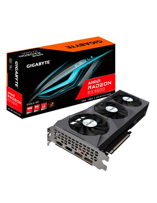 Placa video Gigabyte AMD Radeon RX 6600 EAGLE 8GB  GDDR6  128bit Gigabyte - 2