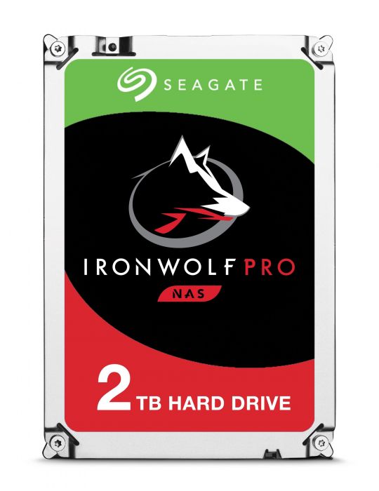 Seagate IronWolf Pro ST2000NE001 hard disk-uri interne 3.5" 2000 Giga Bites ATA III Serial Seagate - 1