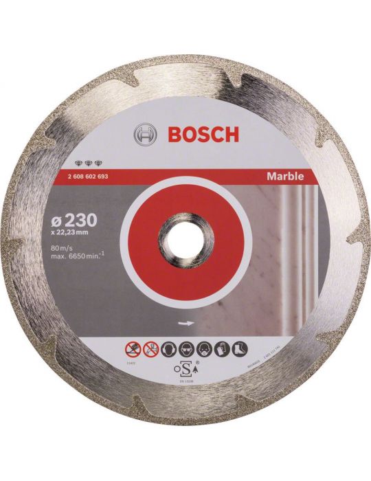 Bosch Disc diamantat marmura 230 Best for Marble 230x2.2x3x22.23mm Bosch - 1