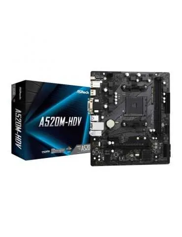 Placa de baza Asrock A520M-HDV Asrock - 1 - Tik.ro