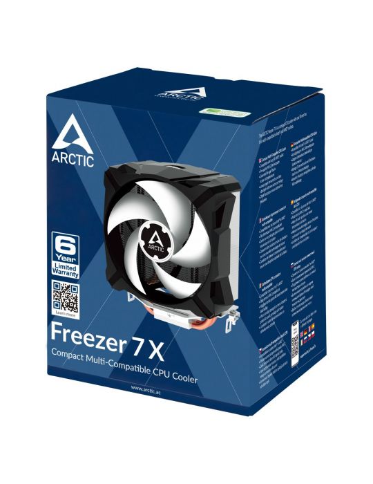 ARCTIC Freezer 7 X Procesor Răcitor de aer 9,2 cm Aluminiu, Negru, Alb 1 buc. Arctic - 7
