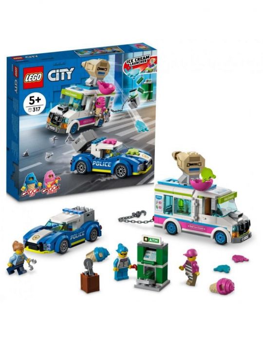 Politia si furg.de inghetata lego 60314 Lego - 1