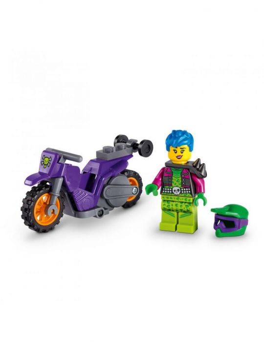 Moto. cascadorie pt. wheelie lego 60296 Lego - 1