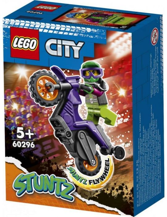 Moto. cascadorie pt. wheelie lego 60296 Lego - 1