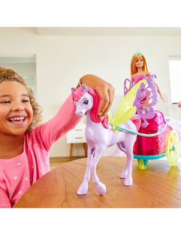 Barbie Dreamtopia Princess with Fantasy Horse & Chariot Barbie - 2