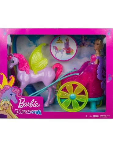 Barbie Dreamtopia Princess with Fantasy Horse & Chariot Barbie - 6
