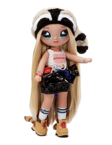 Na! Na! Na! Surprise Teens Doll - Gretchen Stripes (Raccoon) MGA Entertainment - 7