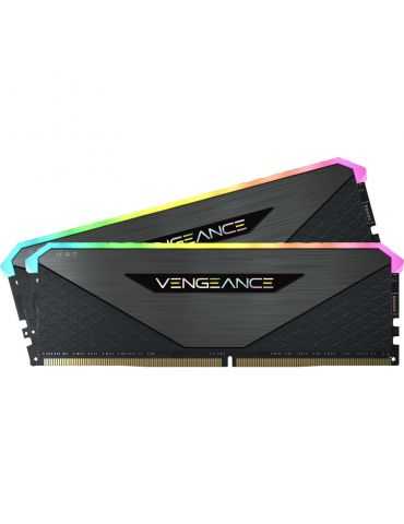 Memorie RAM  Corsair Vengeance RGB RT Gunmetal 16GB DDR4 3600mhz Corsair - 2