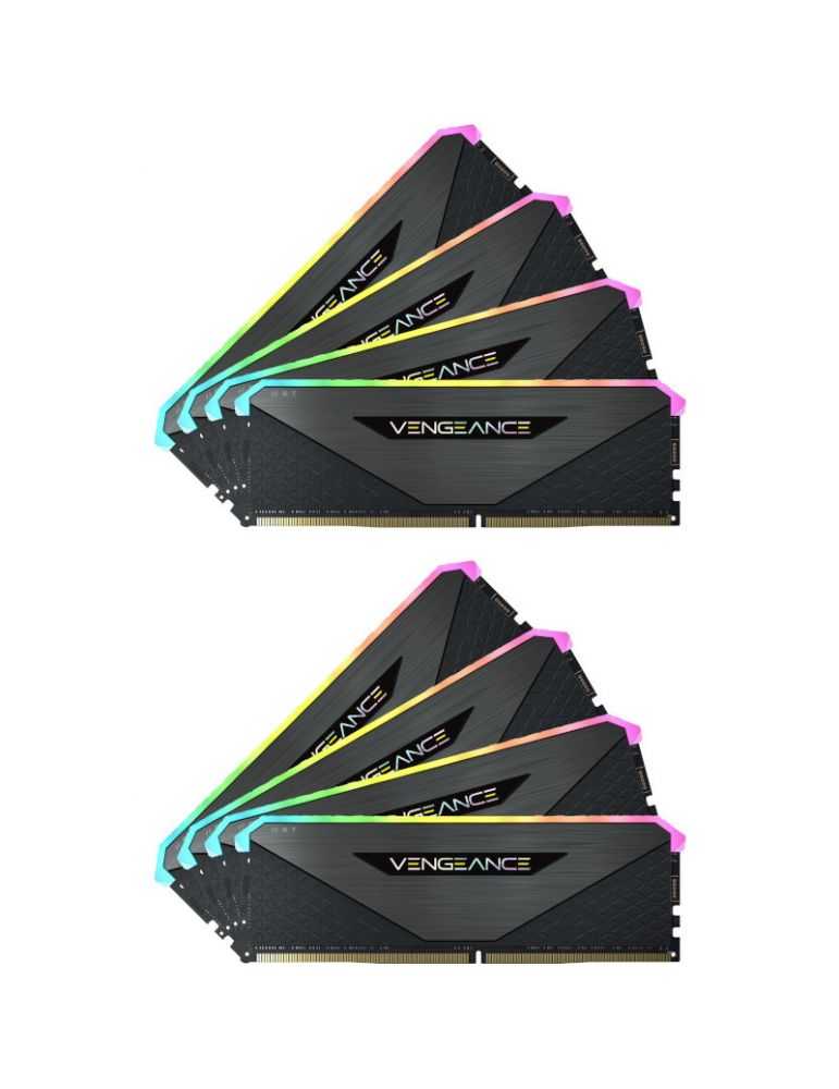 Memorie RAM Corsair Vengeance RGB RT Gunmetal 256GB DDR4 3600mhz