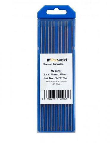ProWELD WC20 Electrozi tungsten gri 2.4x175mm 10buc Proweld - 1