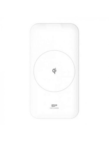 Incarcator Wireless GSM Silicon-Power QI210 Wireless Qi Fast Charging Quick White Silicon power - 2