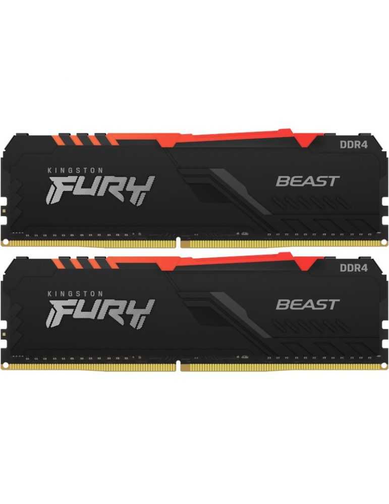 Memorie RAM Kingston FURY Beast RGB 32GB DDR4 2666mhz