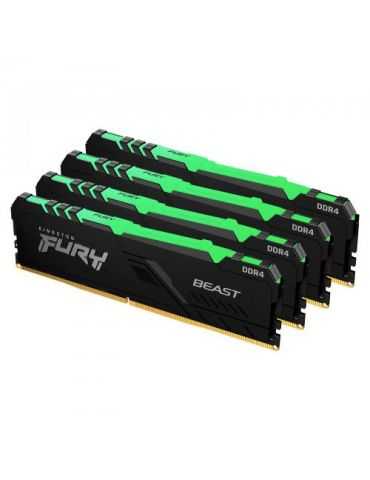Memorie RAM Kingston FURY Beast RGB 32GB  DDR4 3600mhz Kingston - 1 - Tik.ro