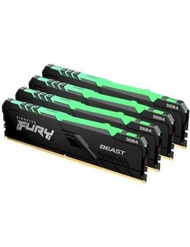 Memorie RAM Kingston FURY Beast RGB 128GB  DDR4 2666mhz Kingston - 1 - Tik.ro