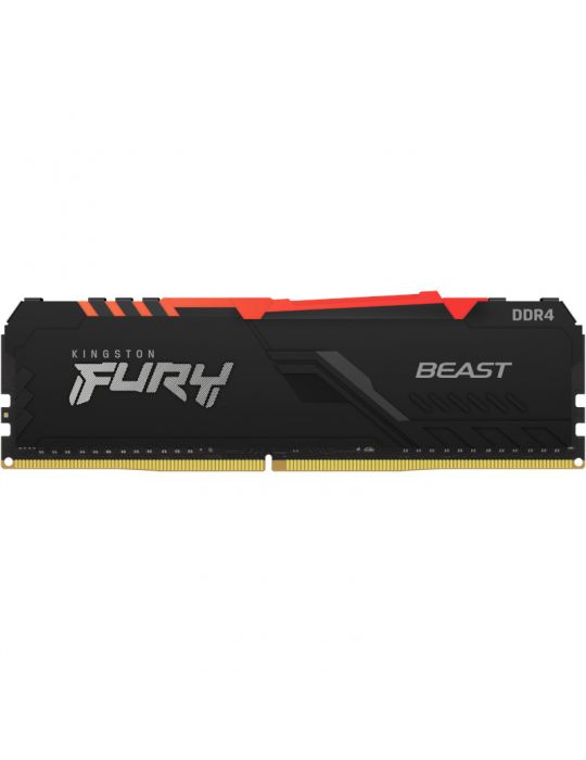 Memorie RAM Kingston FURY Beast RGB 8GB  DDR4 3200MHz Kingston - 3