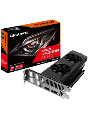 Gigabyte Radeon RX 6400 D6 LOW AMD 4 Giga Bites GDDR6 Gigabyte - 1