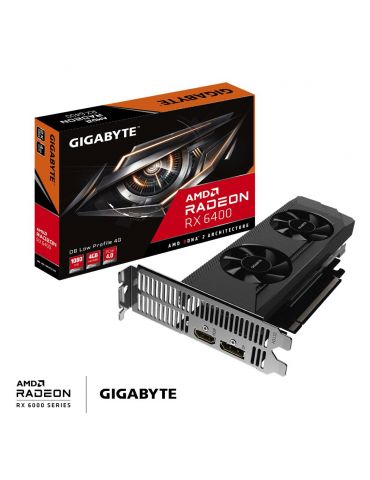 Gigabyte Radeon RX 6400 D6 LOW AMD 4 Giga Bites GDDR6 Gigabyte - 2