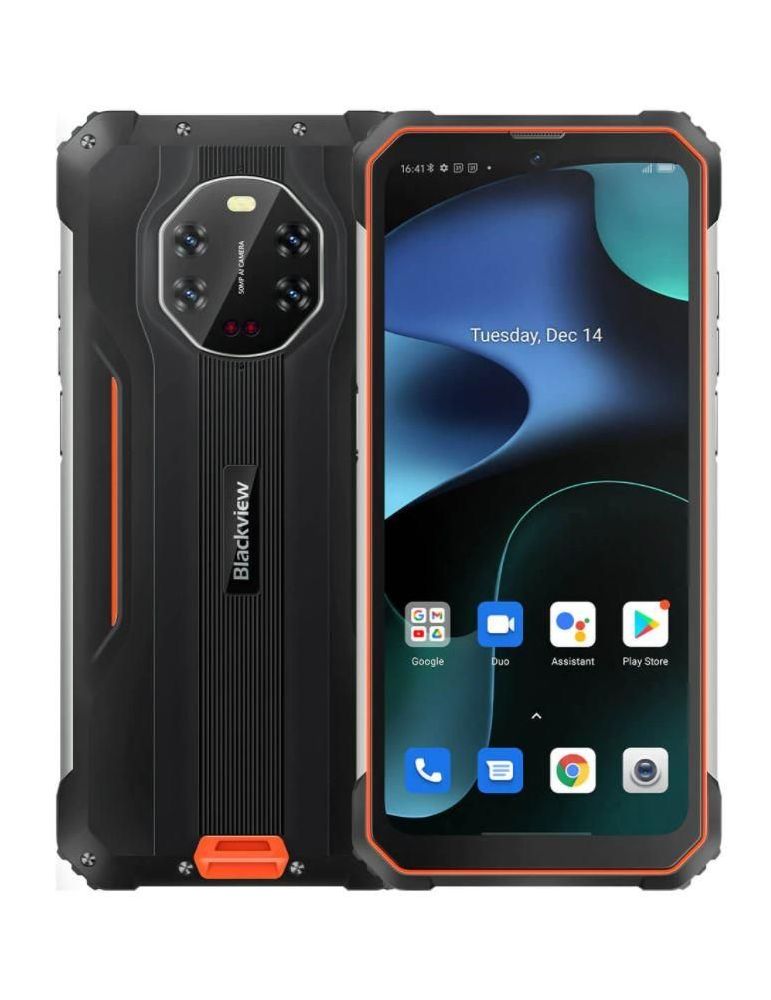 Mobile phone bv8800 8/128gb/orange blackview bv8800 orange (include tv 0.5lei)