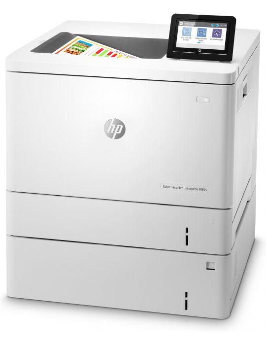 Imprimanta laser HP Color LaserJet Enterprise M555X  Format A4 Retea Duplex Hp - 2