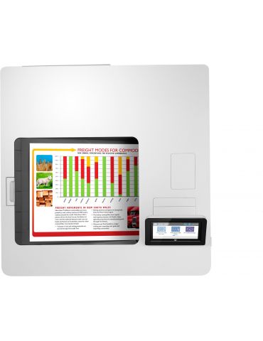 Imprimanta laser HP Color LaserJet Enterprise M555X  Format A4 Retea Duplex Hp - 4