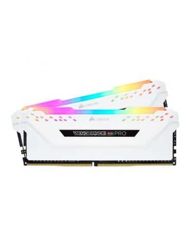 Memorie RAM Corsair Vengeance RGB PRO White 16GB DDR4 2666MHz Corsair - 1