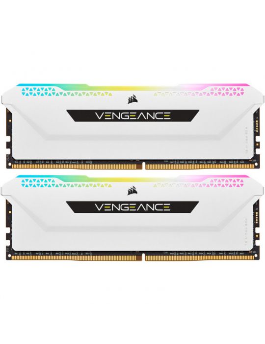 Memorie RAM Corsair Vengeance RGB PRO SL White 16GB DDR4 3600MHz Corsair - 3