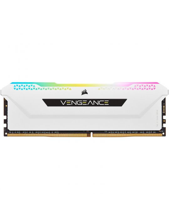 Memorie  RAM  Corsair Vengeance RGB PRO SL White 16GB DDR4 3200MHz Corsair - 3