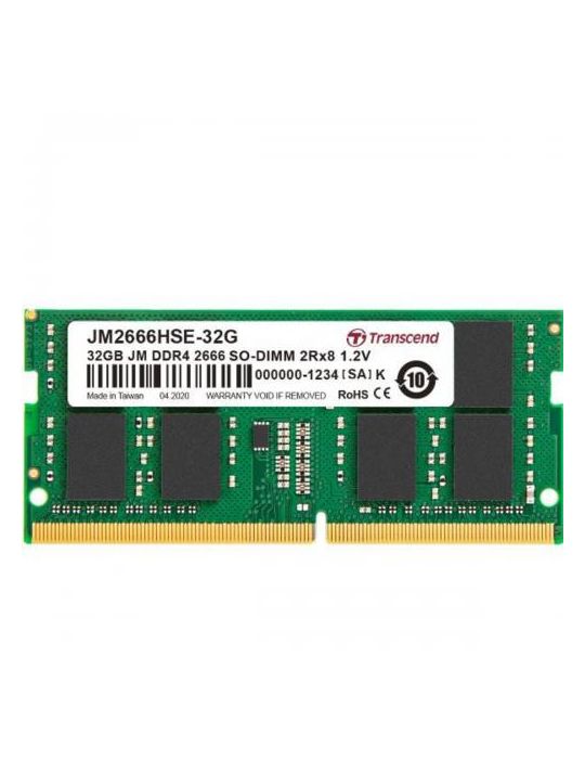 Memorie RAM Transcend JetRam  32GB  DDR4  2666Mhz Transcend - 1