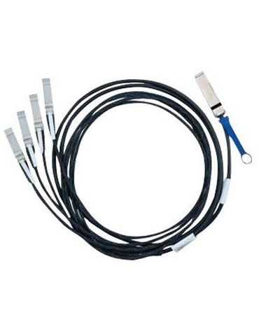 Mellanox passive copper hybrid cable eth 40gbe to 4x10gbe qsfp Mellanox - 1