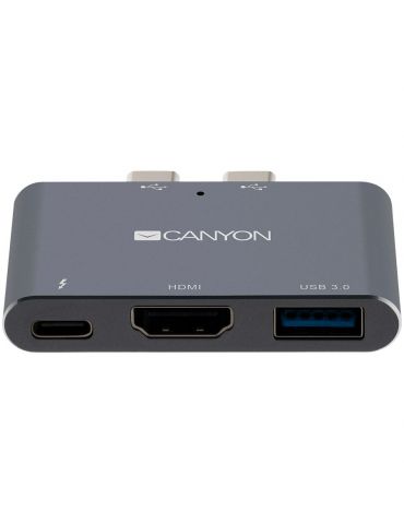 Canyon multiport docking station with 3 port with thunderbolt 3 Canyon - 1 - Tik.ro