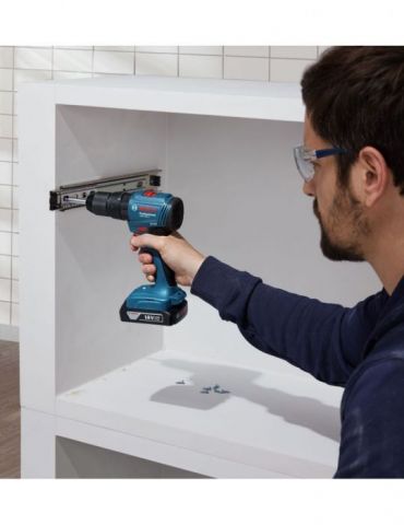 Bosch GSB 185-LI Masina de gaurit cu percutie 50Nm + 1 acumulator Li-Ion 18V 2Ah + incarcator + valiza profesionala Bosch - 1